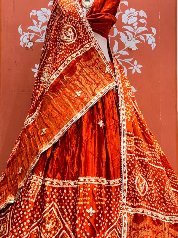 Gajji Silk Lehenga