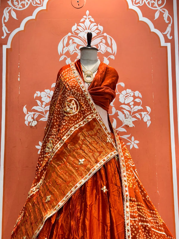 Gajji Silk Lehenga