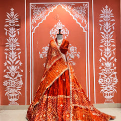 Gajji Silk Lehenga