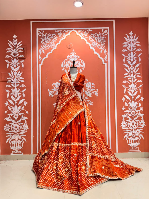 Gajji Silk Lehenga