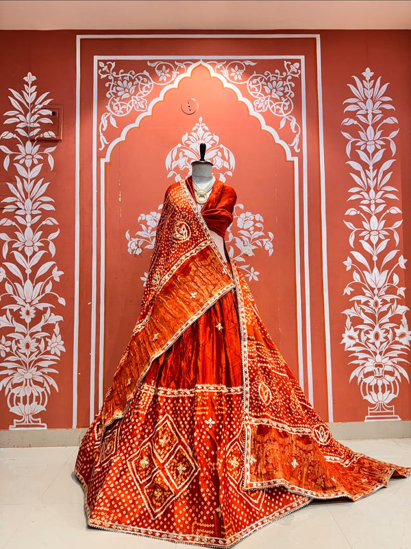 Gajji Silk Lehenga