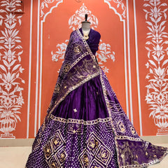 Gajji Silk Lehenga