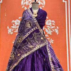 Gajji Silk Lehenga