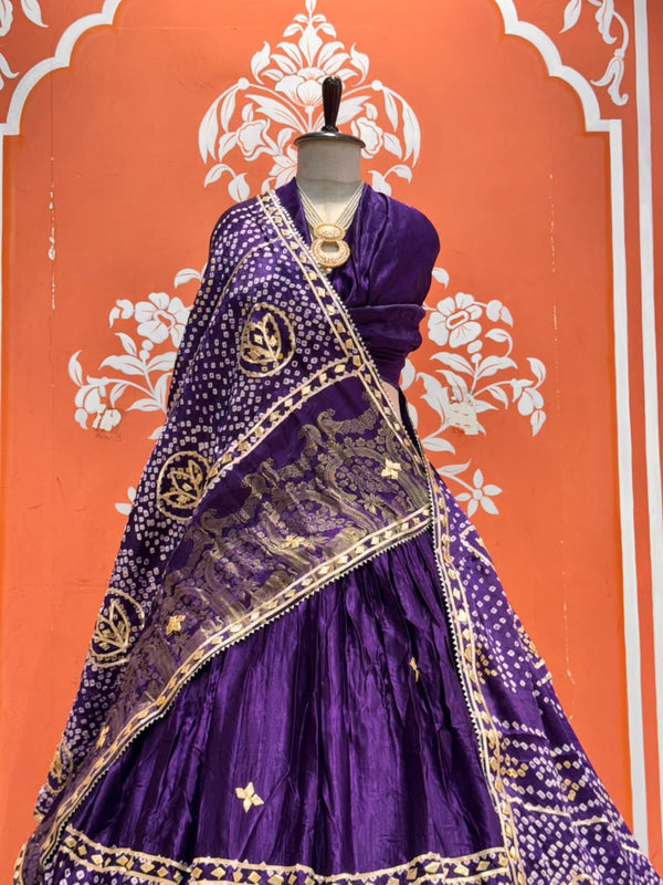 Gajji Silk Lehenga