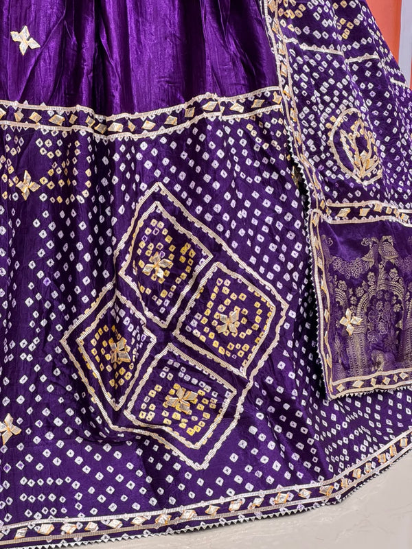 Gajji Silk Lehenga