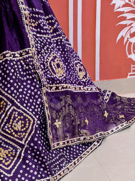 Gajji Silk Lehenga