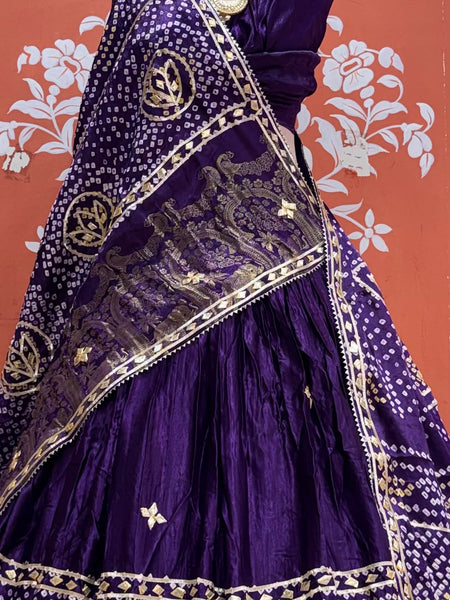 Gajji Silk Lehenga