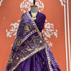 Gajji Silk Lehenga