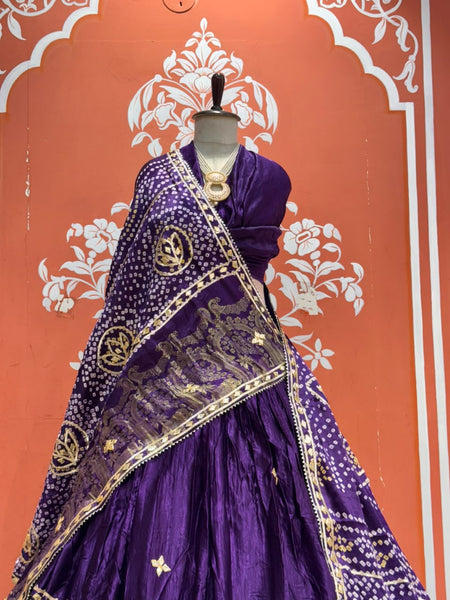 Gajji Silk Lehenga