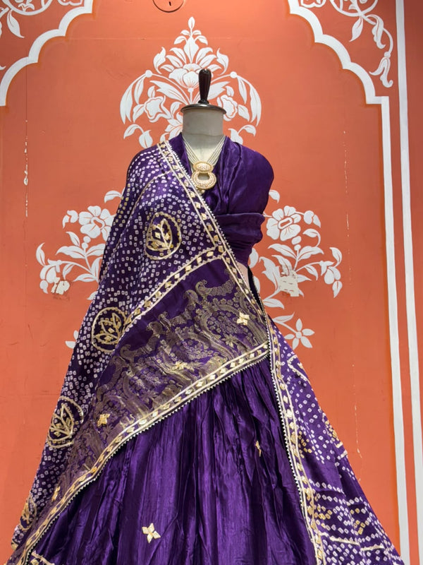 Gajji Silk Lehenga
