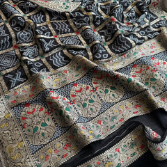 Pure Khaddi Georgette with Banarasi Weaving