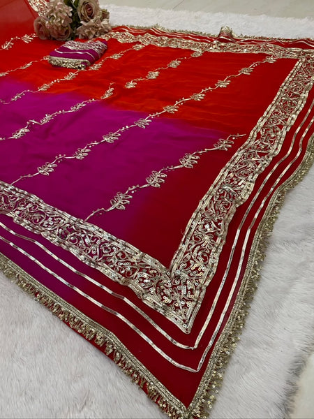 Gotta Sequence Saree