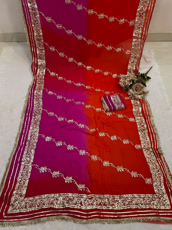 Gotta Sequence Saree