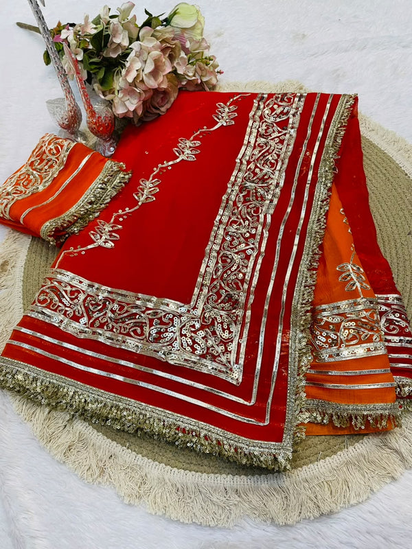 Gotta Sequence Saree