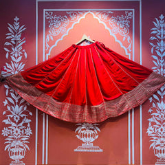 GARBA DANDIYA SKIRTS FOR NAVRATRI WITH UNSTITCHED BLOUSE