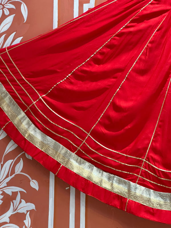 GARBA DANDIYA SKIRTS FOR NAVRATRI WITH UNSTITCHED BLOUSE