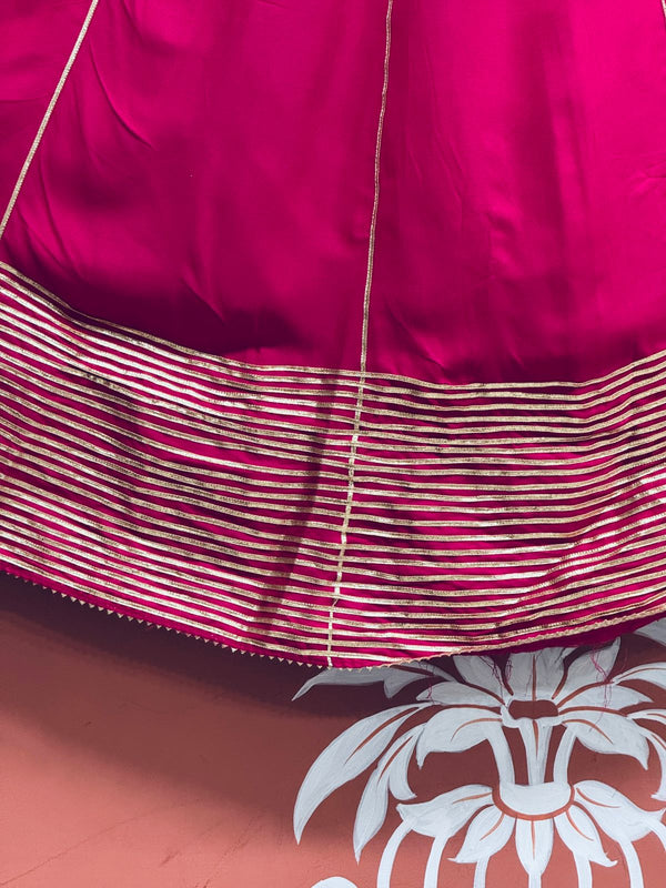 GARBA DANDIYA SKIRTS FOR NAVRATRI WITH UNSTITCHED BLOUSE