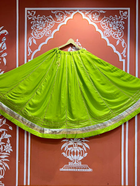 GARBA DANDIYA SKIRTS FOR NAVRATRI WITH UNSTITCHED BLOUSE
