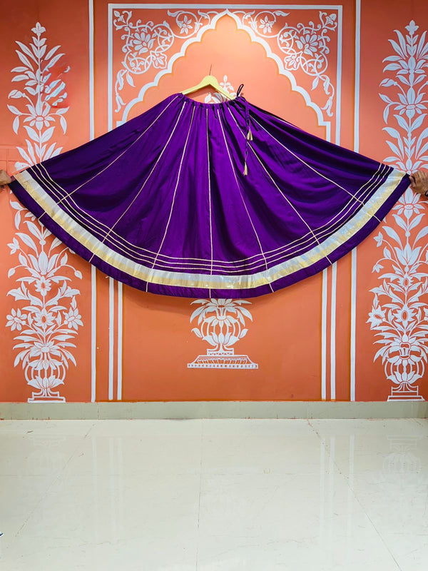 GARBA DANDIYA SKIRTS FOR NAVRATRI WITH UNSTITCHED BLOUSE