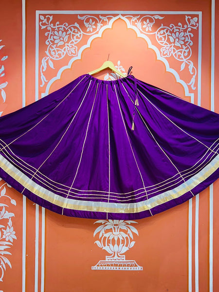 GARBA DANDIYA SKIRTS FOR NAVRATRI WITH UNSTITCHED BLOUSE