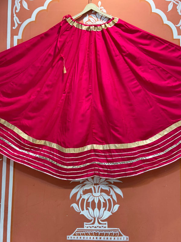 GARBA DANDIYA SKIRTS FOR NAVRATRI WITH UNSTITCHED BLOUSE