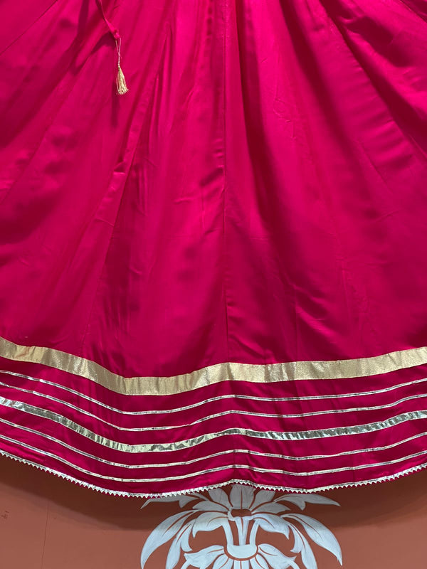 GARBA DANDIYA SKIRTS FOR NAVRATRI WITH UNSTITCHED BLOUSE