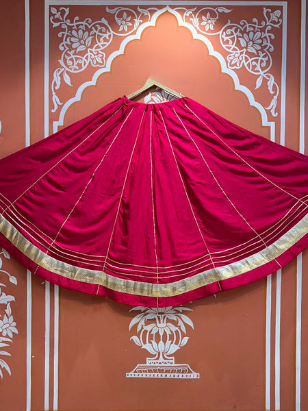 GARBA DANDIYA SKIRTS FOR NAVRATRI WITH UNSTITCHED BLOUSE