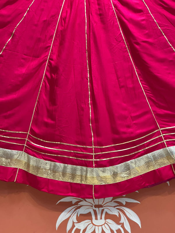 GARBA DANDIYA SKIRTS FOR NAVRATRI WITH UNSTITCHED BLOUSE