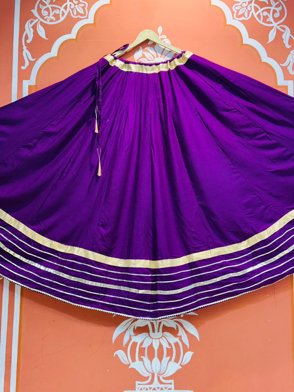 GARBA DANDIYA SKIRTS FOR NAVRATRI WITH UNSTITCHED BLOUSE