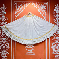 GARBA DANDIYA SKIRTS FOR NAVRATRI WITH UNSTITCHED BLOUSE