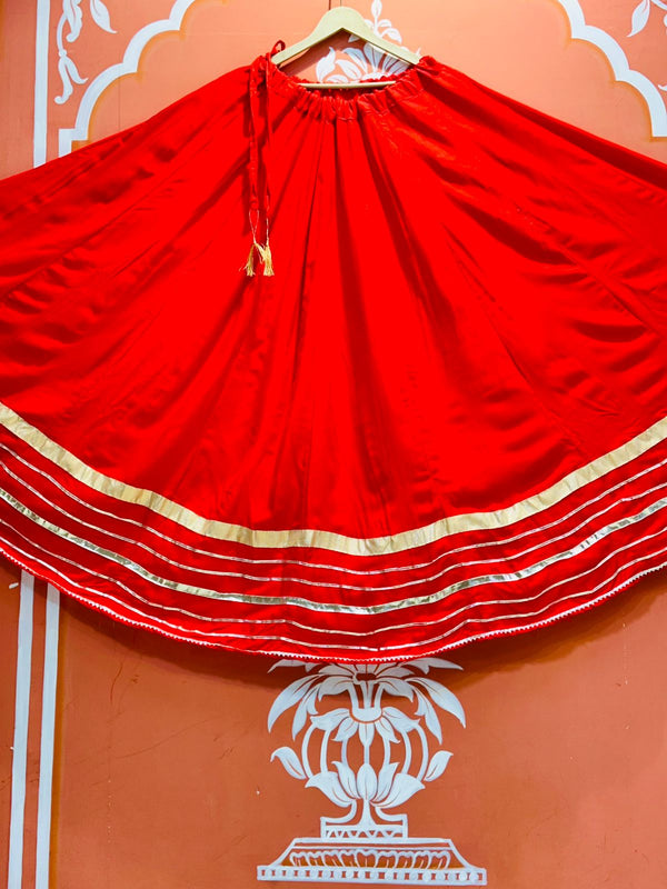 GARBA DANDIYA SKIRTS FOR NAVRATRI WITH UNSTITCHED BLOUSE