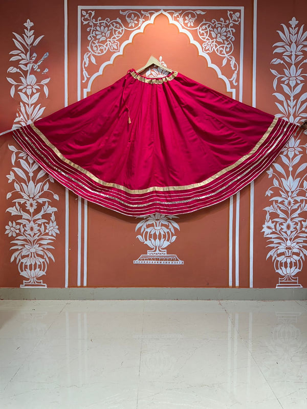 GARBA DANDIYA SKIRTS FOR NAVRATRI WITH UNSTITCHED BLOUSE
