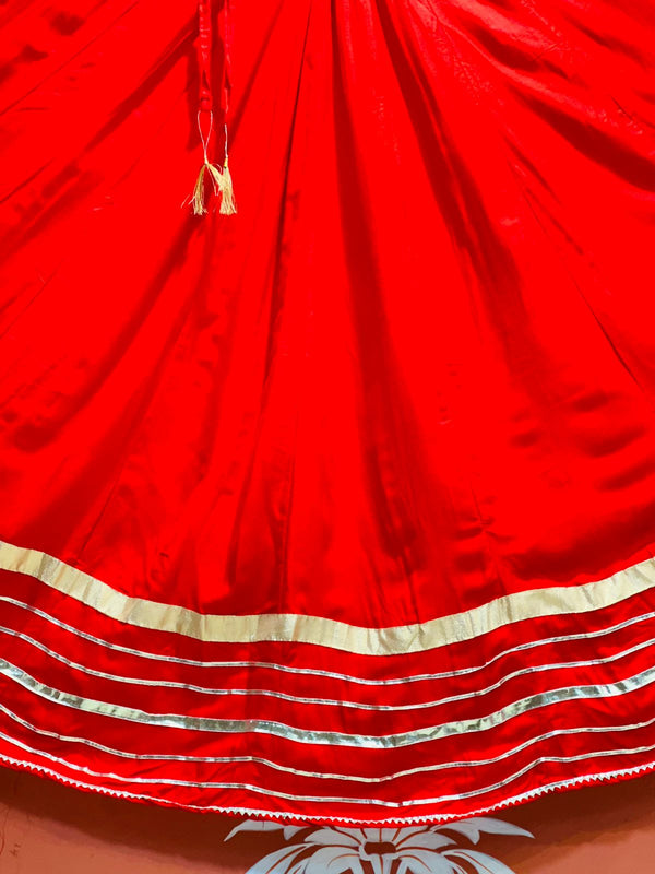 GARBA DANDIYA SKIRTS FOR NAVRATRI WITH UNSTITCHED BLOUSE