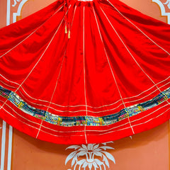 GARBA DANDIYA SKIRTS FOR NAVRATRI WITH UNSTITCHED BLOUSE