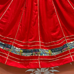 GARBA DANDIYA SKIRTS FOR NAVRATRI WITH UNSTITCHED BLOUSE