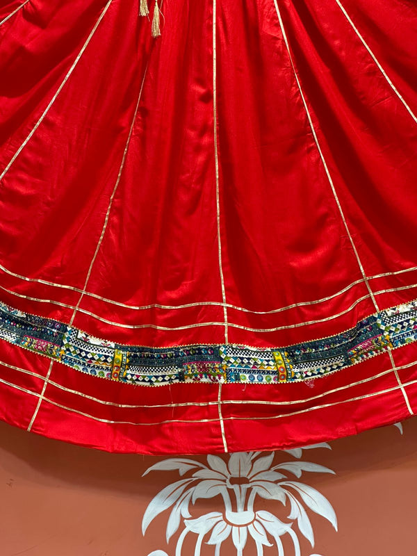 GARBA DANDIYA SKIRTS FOR NAVRATRI WITH UNSTITCHED BLOUSE