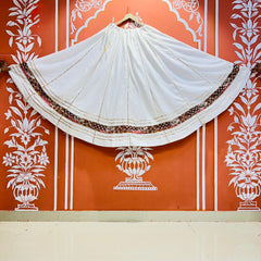 GARBA DANDIYA SKIRTS FOR NAVRATRI WITH UNSTITCHED BLOUSE