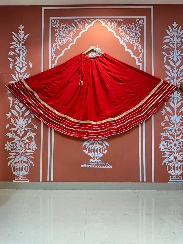 GARBA DANDIYA SKIRTS FOR NAVRATRI WITH UNSTITCHED BLOUSE