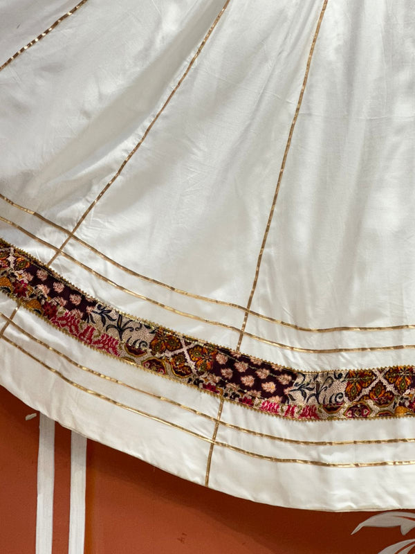 GARBA DANDIYA SKIRTS FOR NAVRATRI WITH UNSTITCHED BLOUSE