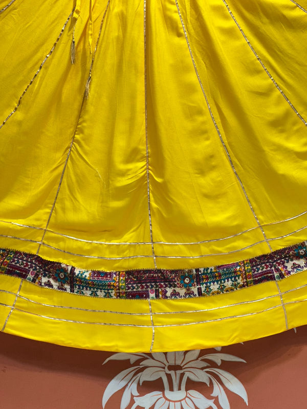 GARBA DANDIYA SKIRTS FOR NAVRATRI WITH UNSTITCHED BLOUSE