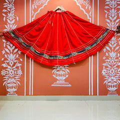 GARBA DANDIYA SKIRTS FOR NAVRATRI WITH UNSTITCHED BLOUSE