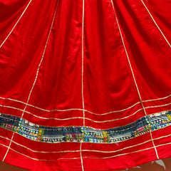 GARBA DANDIYA SKIRTS FOR NAVRATRI WITH UNSTITCHED BLOUSE