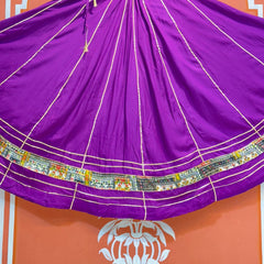 GARBA DANDIYA SKIRTS FOR NAVRATRI WITH UNSTITCHED BLOUSE