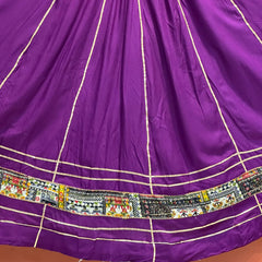 GARBA DANDIYA SKIRTS FOR NAVRATRI WITH UNSTITCHED BLOUSE