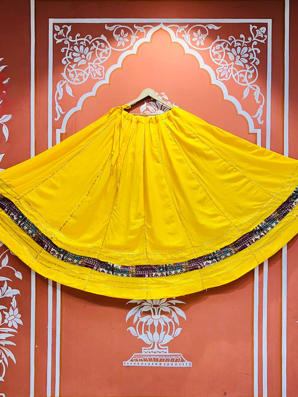 GARBA DANDIYA SKIRTS FOR NAVRATRI WITH UNSTITCHED BLOUSE