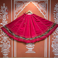 GARBA DANDIYA SKIRTS FOR NAVRATRI WITH UNSTITCHED BLOUSE