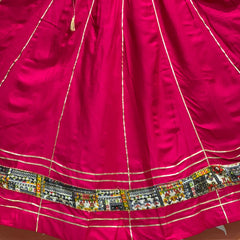 GARBA DANDIYA SKIRTS FOR NAVRATRI WITH UNSTITCHED BLOUSE