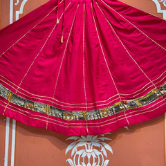 GARBA DANDIYA SKIRTS FOR NAVRATRI WITH UNSTITCHED BLOUSE