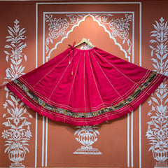 GARBA DANDIYA SKIRTS FOR NAVRATRI WITH UNSTITCHED BLOUSE