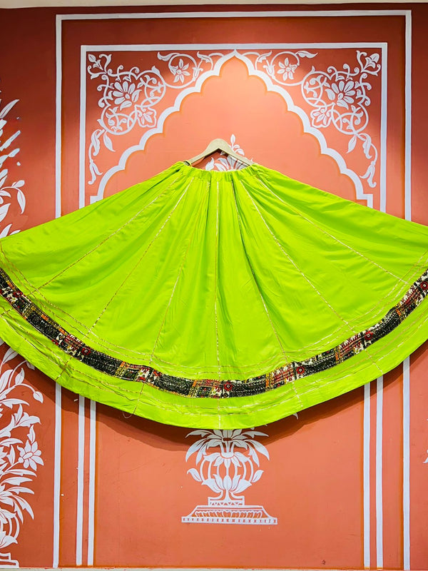 GARBA DANDIYA SKIRTS FOR NAVRATRI WITH UNSTITCHED BLOUSE